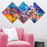 Wallity slika 4MDF16007432015, 60x115 cm, 4 dela | ePonuda.com
