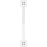 Noge za jedilno mizo v obliki črke X, 2 kosa, bele barve, 80 x (72-73) cm, jeklo | Shoptok.si