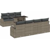  Sjedeća garnitura za vrt 8 kom. Siva Poli Ratan 234 x 179 x 85 cm | shoptok.hr
