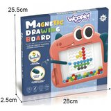 Woopie Montessori magnetna ploča za djecu MagPad, crveni dinosaur | shoptok.hr