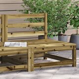 Maison Chic Vrtni kavč - Zunanji kavč brez naslonov 70x70x67 cm impregnirana borovina, (22042037) | Shoptok.si