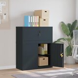 vidaXL Arhivska omara antracitna 90x40x110 cm jeklo | Shoptok.si