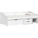  Dnevni ležaj s 3 ladice IRUN bijeli 90x200 cm masivna borovina | Eponuda.com