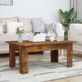 vidaXL Stolić za kavu dimljeni hrast 100x60x42 cm konstruirano drvo Cijene