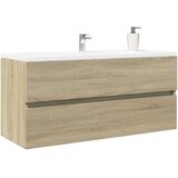 Ormarić za umivaonik boja hrasta sonome 100x38 5x45 cm drveni | shoptok.hr