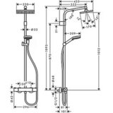 Hansgrohe set za tuš mješalica ručica tuša waterforms set s kliznim šipkom i crijevom i termostatom | shoptok.hr