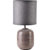 Mondex Namizna luč keramika LETI 10x14x28,5 siva 1 kos, (5000208317) | Shoptok.si