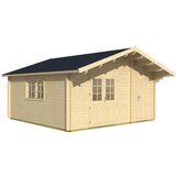 Male kuće Drvena kuća PEDRO F 505 × 505 cm sa šindrom | shoptok.hr
