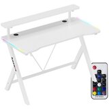 Hero Gaming stol 1.9 RGB bijeli 120 cm | shoptok.hr