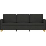  Trosjed od tkanine Crna 180 cm | shoptok.hr