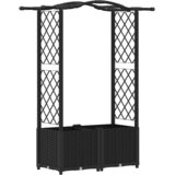vidaXL Povišeni krevet s mrežom i krovom Crna 125 x 40 x 138 cm PP - Crna 125 x 40 x 138 cm s krovom u obliku lukova (2 bočna mreža) Cijene