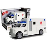 Auto Ambulance with friction drive white 1:20 with sound  Auto Ambulance with friction drive white 1:20 with sound Slike