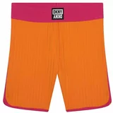Dkny Dječje kratke hlače boja: narančasta, s aplikacijom