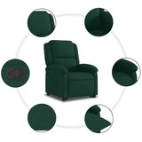 Naslonjač na podizanje tamnozeleni baršunasti | shoptok.hr