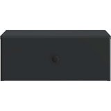  Noćni ormarić za montažu na zid Zidne Crna 49 x 34,5 x 20 cm | shoptok.hr