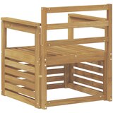  2 Komad Set vanjskih sofa Čvrsto drvo akacije Bijela | shoptok.hr