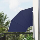 vidaXL Zaslon za zasebnost na balkonu Mornarsko modra 115 x 115 cm | Shoptok.si