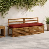  Jastučić za klupu VIANEN 100% poliester Crvena 160 x 40 x 12 cm | shoptok.hr