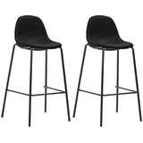 3-dijelni barski set od tkanine crni | shoptok.hr