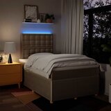 Krevet box spring s madracem krem 120 x 190 cm od tkanine | shoptok.hr
