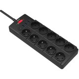 Well Produžni kabl sa prenaponskom zaštitom 10 utičnica, USB izlazima, 2m EXTS-10S2M-PROT u