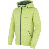 Husky Children's hooded sweatshirt Alona K bright green