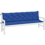  Jastuci za vrtnu klupu 2 kom plavo 200x50x7 cm tkanine Oxford | shoptok.hr