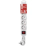 Emos P1521R Schuko produžni kabel , 5 utičnica, 1,5m