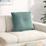 vidaXL Poglavni vzglavnik Morsko zelena 60 x 50 cm Žametna tkanina | Shoptok.si