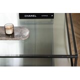 Furniture Fashion Maglehem klub stolić 90 × 90 cm, crni | shoptok.hr