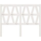 Uzglavlje za krevet bijelo 146 x 4 x 100 cm od masivne borovine | shoptok.hr