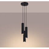 Sollux Lighting Obesna svetilka KARBON 3P črna, (21626860) | Shoptok.si