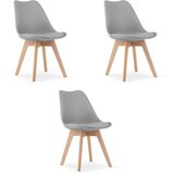 Brandless Stol MARK Siva x 3, (22030820) Cene