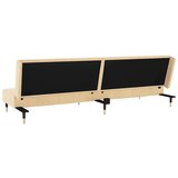  Kavč dvosed z ležiščem krem žamet, (21749650) | Shoptok.si