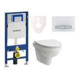 Geberit H8201500000001 Laufen Pro Nordic wc školjka s kompletom Duofix 111.300.00.5 Sigma50 Cene
