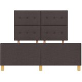  Postelja Temno Rjava 140x200 cm Tkanina, (22048973) | Shoptok.si