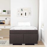  Krevetna konstrukcija Tamno smeđa 120 x 200 cm tkanina | shoptok.hr