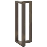  Noge za barski stol T-oblika 2 kom Crne 40x35x(100-101) cm Čelik | shoptok.hr