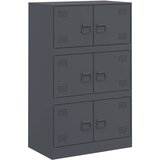 Maison Chic Komoda - Predalnik antracitna 67x39x107 cm jeklo, (21715863) Cene