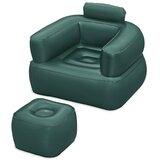 Bestway Comfi Cube fotelja na naduvavanje sa tabureom 107×99×80 cm dve boje cene
