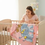  Bebi ćebe Little fairy -100x120cm Pink color ( VLK000363-bluefairypink ) | Eponuda.com