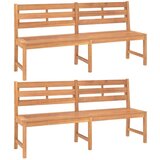  3-dijelni vrtni blagovaonski set od masivne tikovine | shoptok.hr
