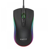 Havit Miška HV-MS72, USB, žična, črna | Shoptok.si