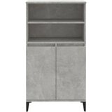  Visoka komoda siva betona 60x36x110 cm od konstruiranog drva | shoptok.hr