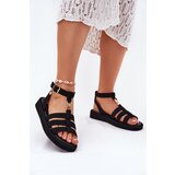 Boto Women's Platform Sandals With Gold Detail Black Kartia | ePonuda.com