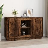  Komoda boja dimljenog hrasta 102x35x60 cm konstruirano drvo | shoptok.hr