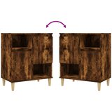  Komode 2 kom boja dimljenog hrasta 60x35x70cm konstruirano drvo | shoptok.hr