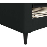  Dnevni krevet crni 90 x 190 cm od tkanine | shoptok.hr