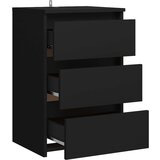  Noćni ormarići 2 kom crni 40 x 35 x 62 5 cm konstruirano drvo | shoptok.hr