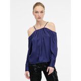 Orsay Dark blue women's blouse with open shoulders - Women Cijene